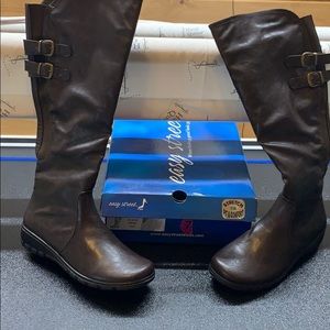 Tall Brown Tess Easy Street Boots size 7